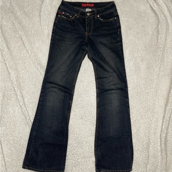 Y2K dark blue  boot cut jeans - Picture 4 of 6
